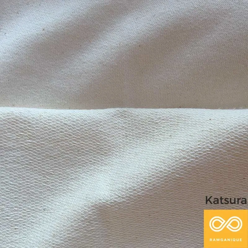 100% Organic Cotton French Terry Fabric By The Yard (KATSURA)
