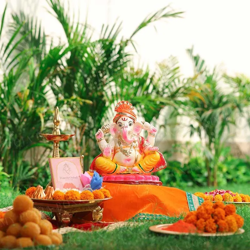 10INCH Pagdi Eco-Friendly Ganpati | Plant-A-Ganesha