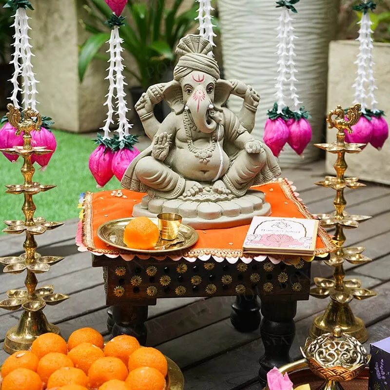10INCH Pagdi Eco-Friendly Ganpati | Plant-A-Ganesha