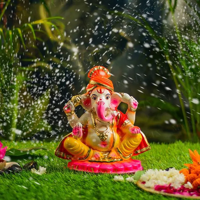10INCH Pagdi Eco-Friendly Ganpati | Plant-A-Ganesha