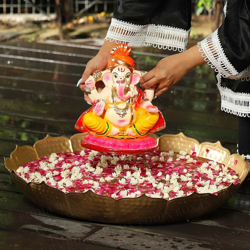 10INCH Pagdi Eco-Friendly Ganpati | Plant-A-Ganesha