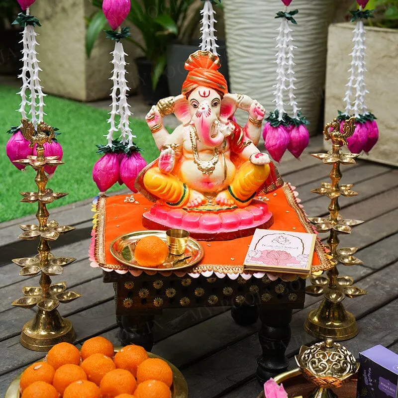 10INCH Pagdi Eco-Friendly Ganpati | Plant-A-Ganesha