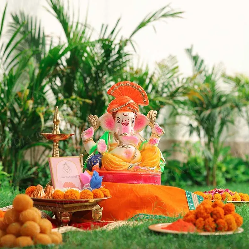 1FEET Modaya Eco-Friendly Ganpati | Plant-A-Ganesha
