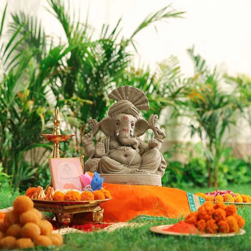 1FEET Modaya Eco-Friendly Ganpati | Plant-A-Ganesha