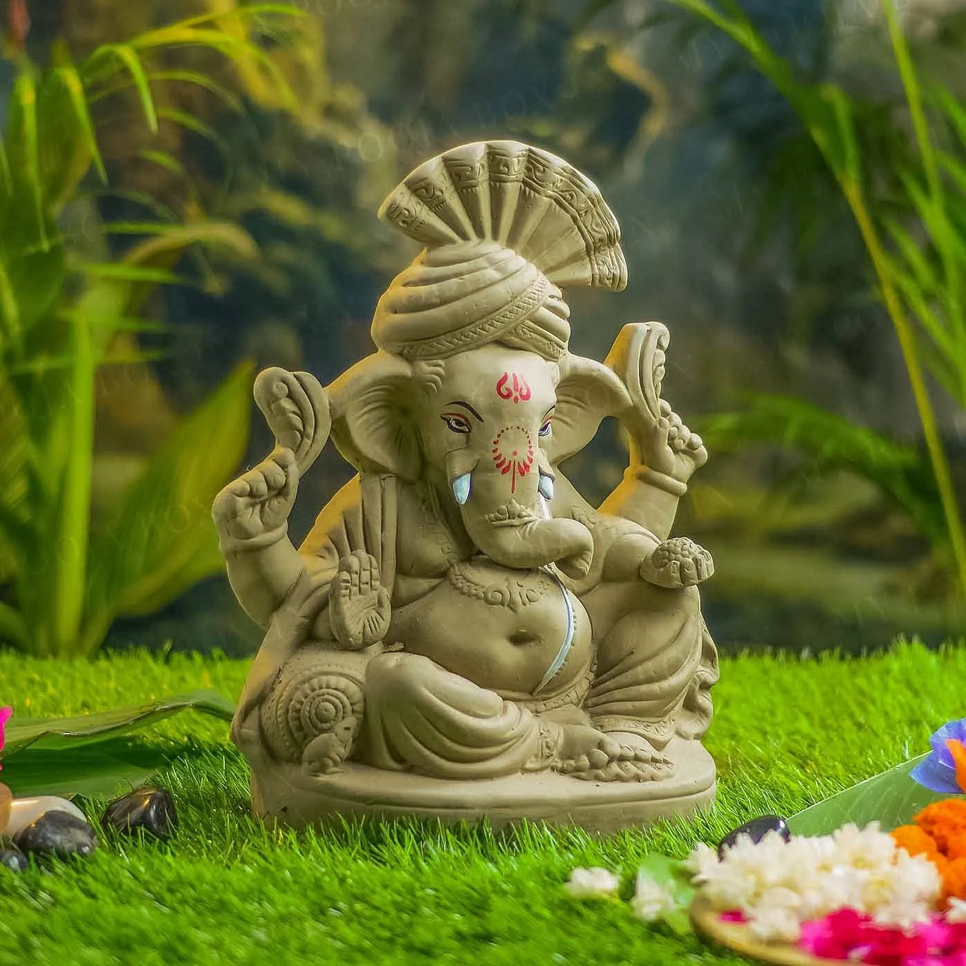 1FEET Modaya Eco-Friendly Ganpati | Plant-A-Ganesha
