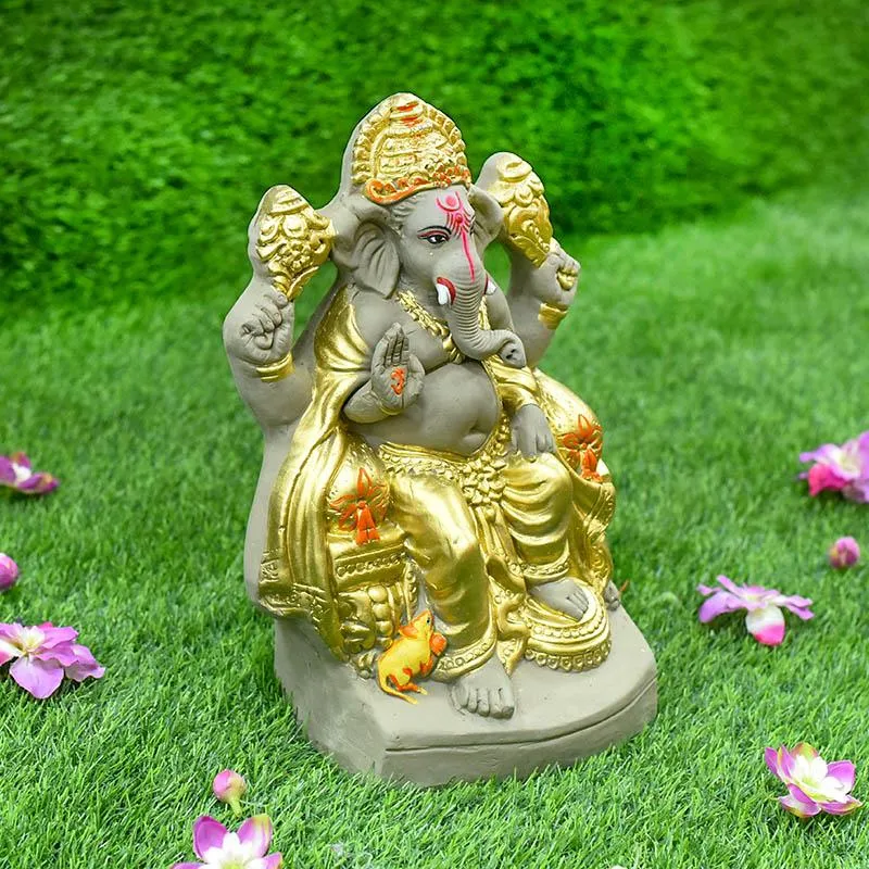 1FEET Sarvasiddhanta Eco-Friendly Ganpati | Plant-A-Ganesha