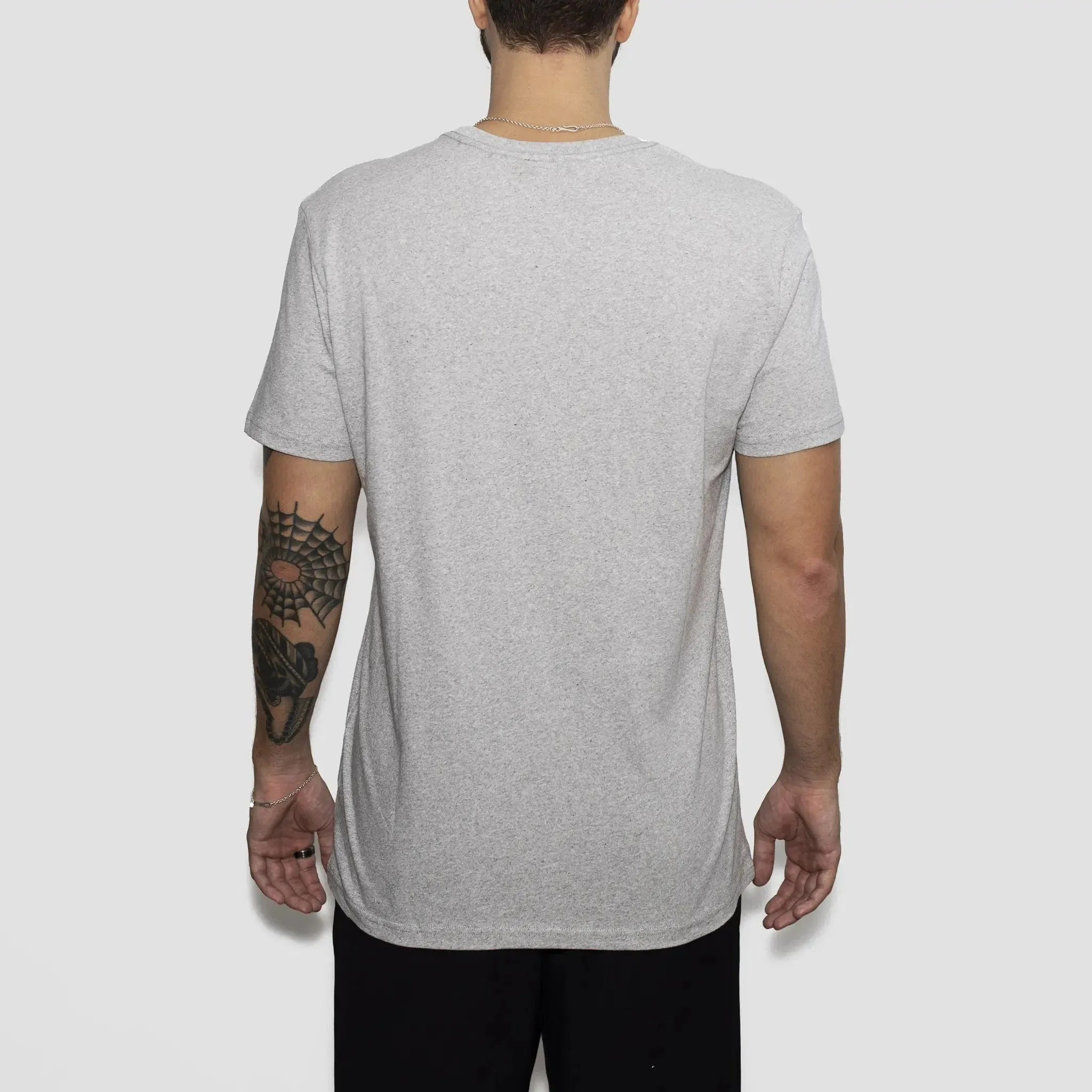 3 Pack | Men’s T-Shirts, Recycled Cotton, Heather Grey