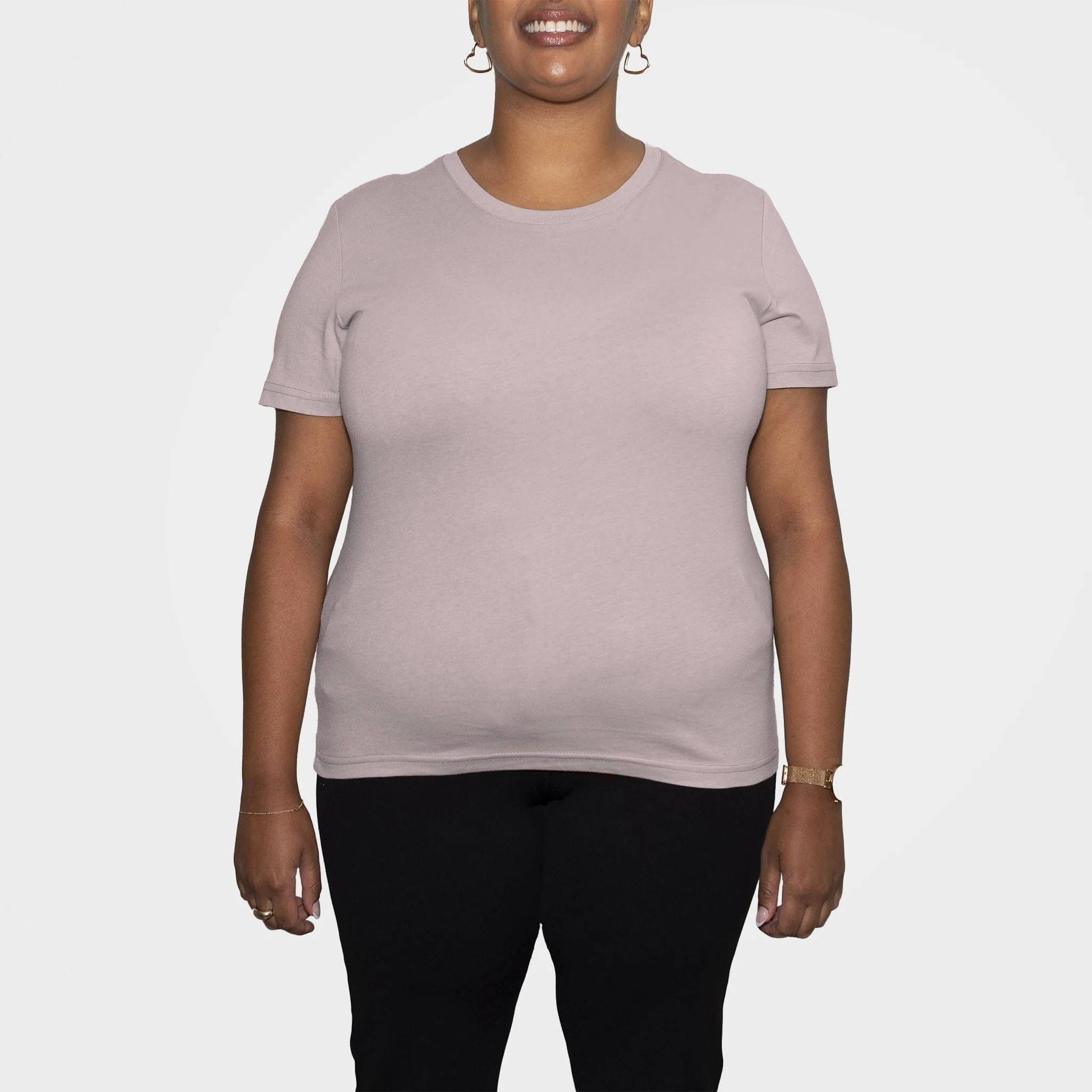 3 Pack | Women’s T-Shirts, Recycled Cotton, Sand