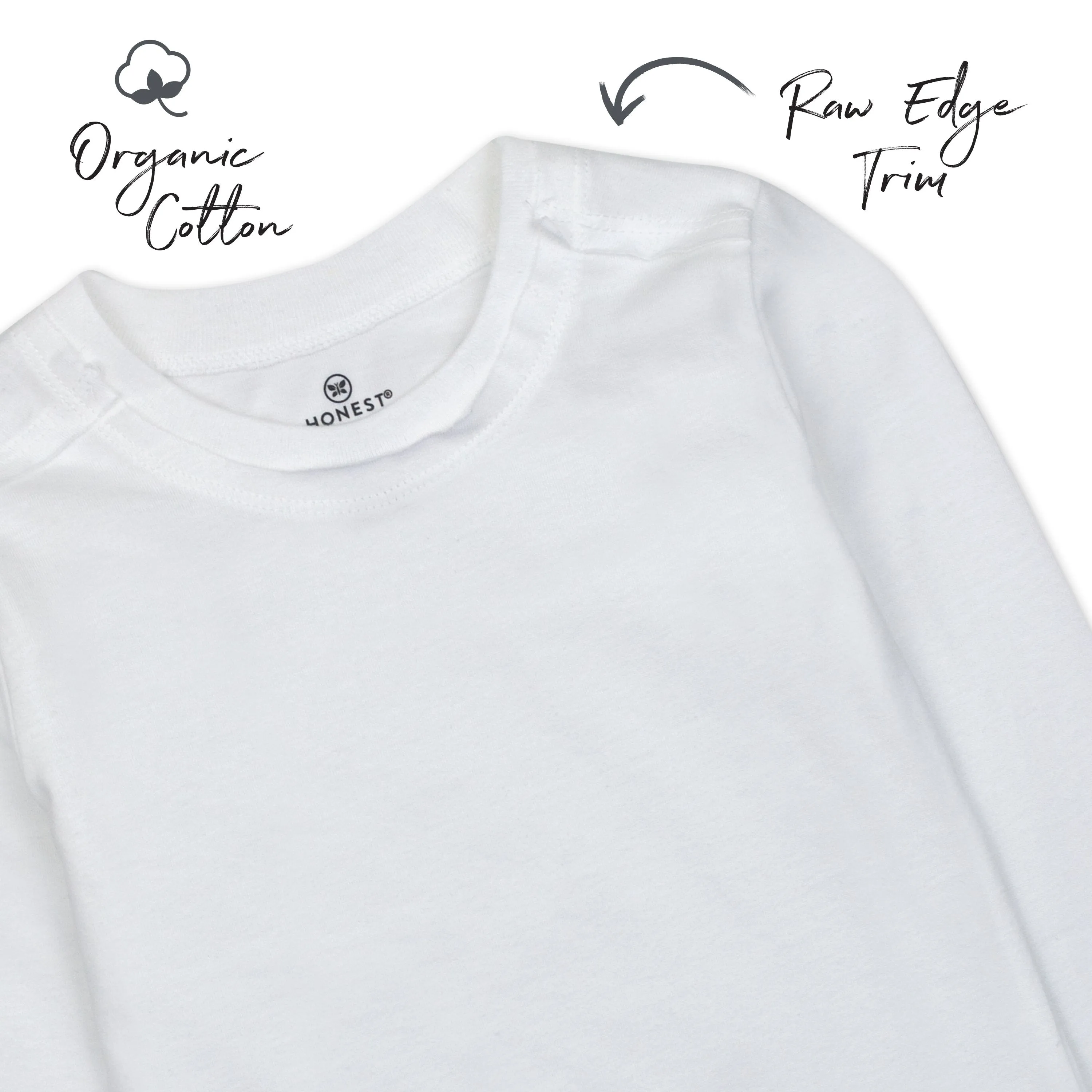 5-Pack Organic Cotton Long Sleeve T-Shirts