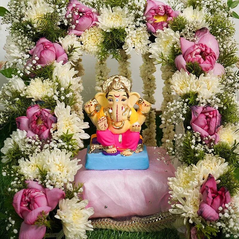 6INCH Eco-Friendly Alampata Ganesh | Plant-A-Ganesha