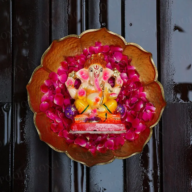 8INCH Gajavakra Eco-Friendly Ganpati | Plant-A-Ganesha