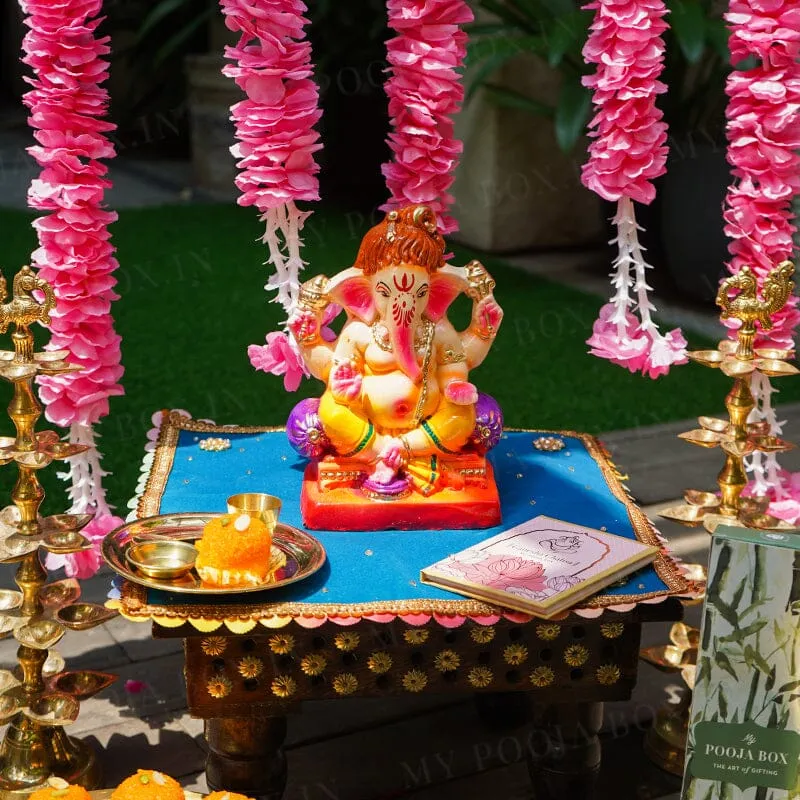 8INCH Gajavakra Eco-Friendly Ganpati | Plant-A-Ganesha