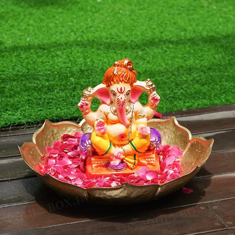 8INCH Gajavakra Eco-Friendly Ganpati | Plant-A-Ganesha
