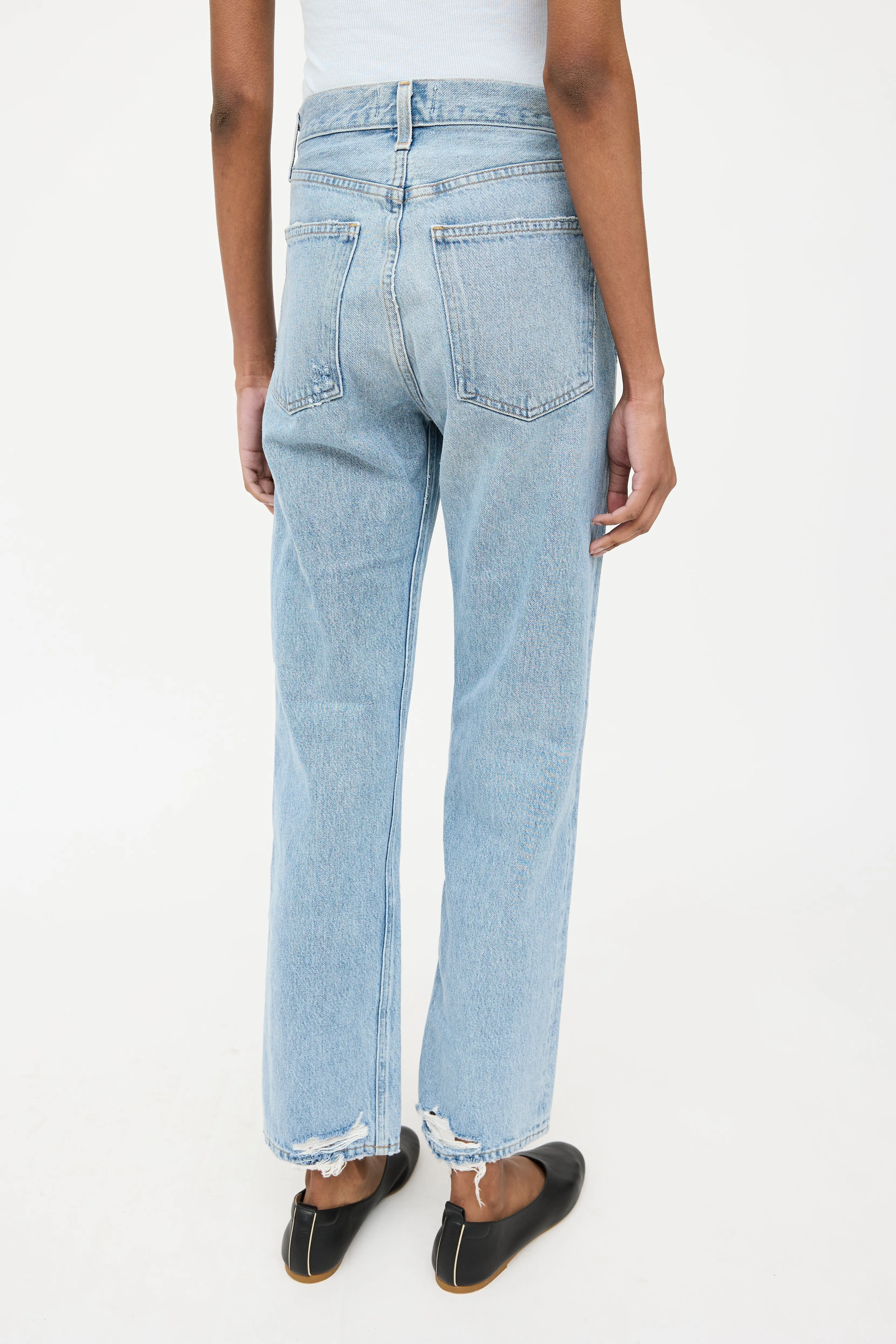 90s Pinch Waist Slim Jeans