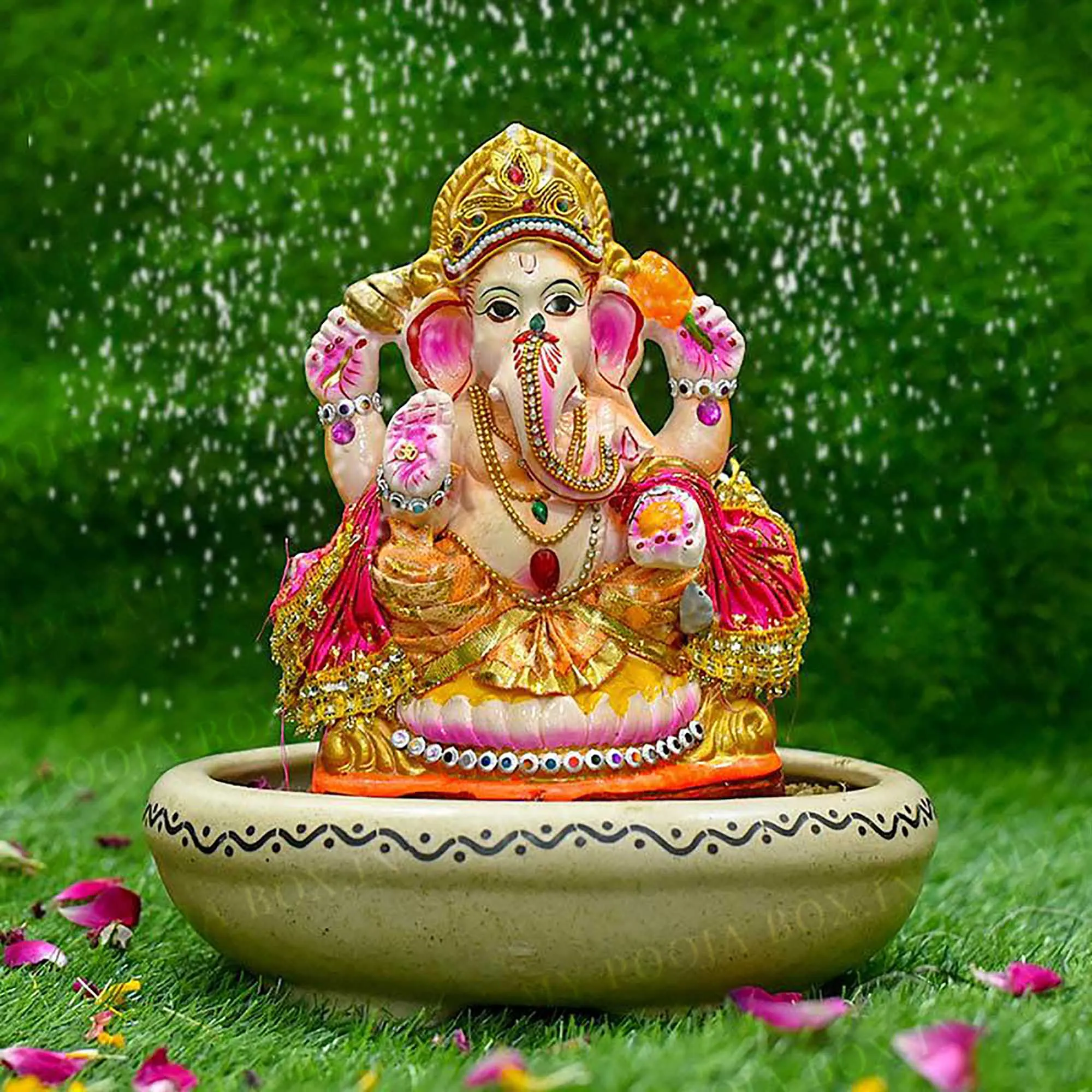 9INCH Taruna Eco-Friendly Ganapati | Plant-A-Ganesha