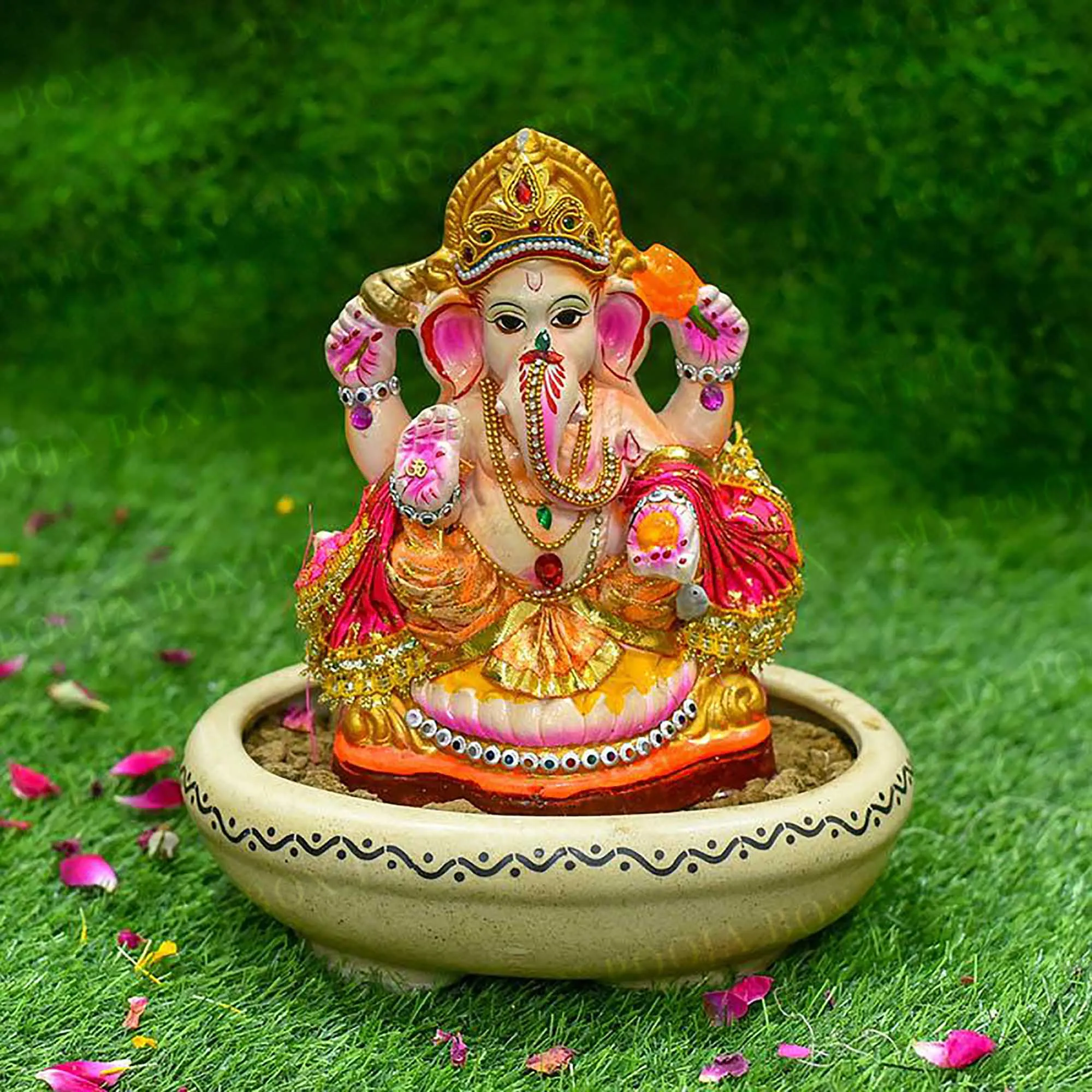 9INCH Taruna Eco-Friendly Ganapati | Plant-A-Ganesha