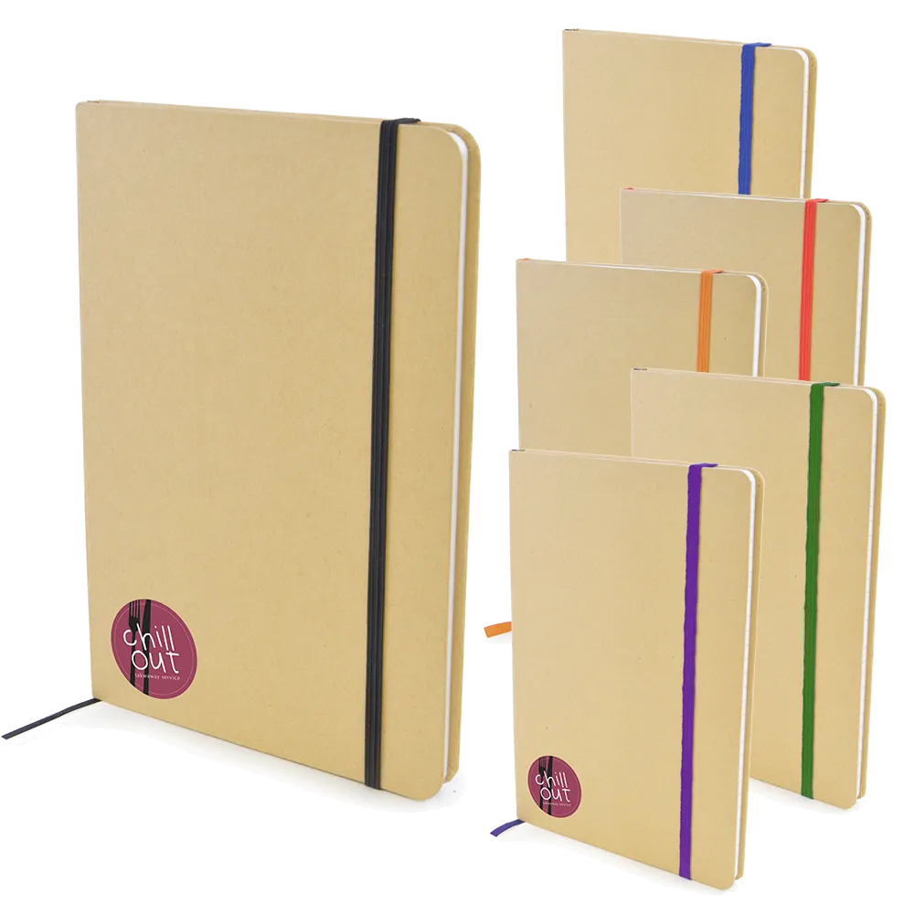 A5 Natural Notebooks - Unprinted sample