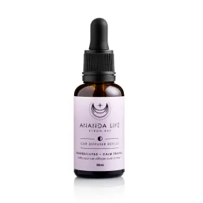 Ananda Life- Aromatherapy car diffuser REFILL TRANQUILLITAS Calm travels