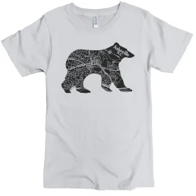 Asheville Bear Map Graphic Tee