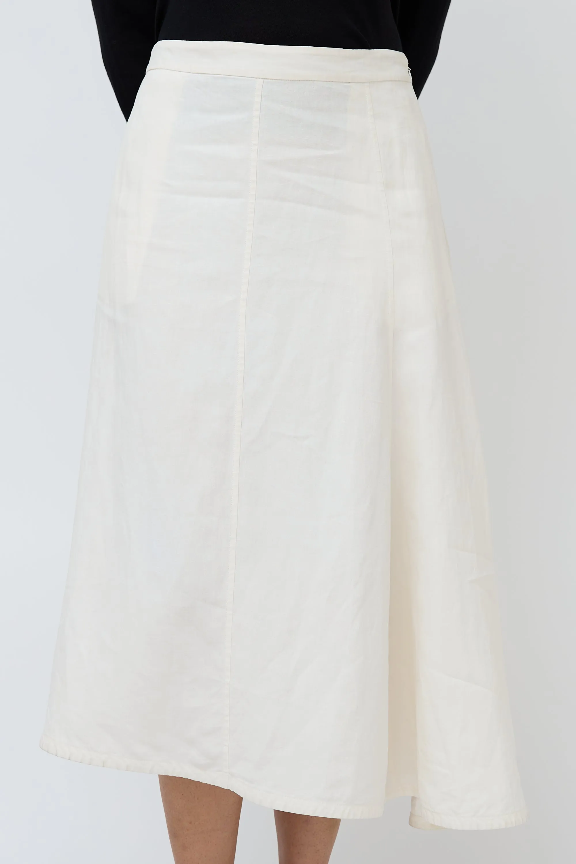 Asymmetrical Linen Skirt