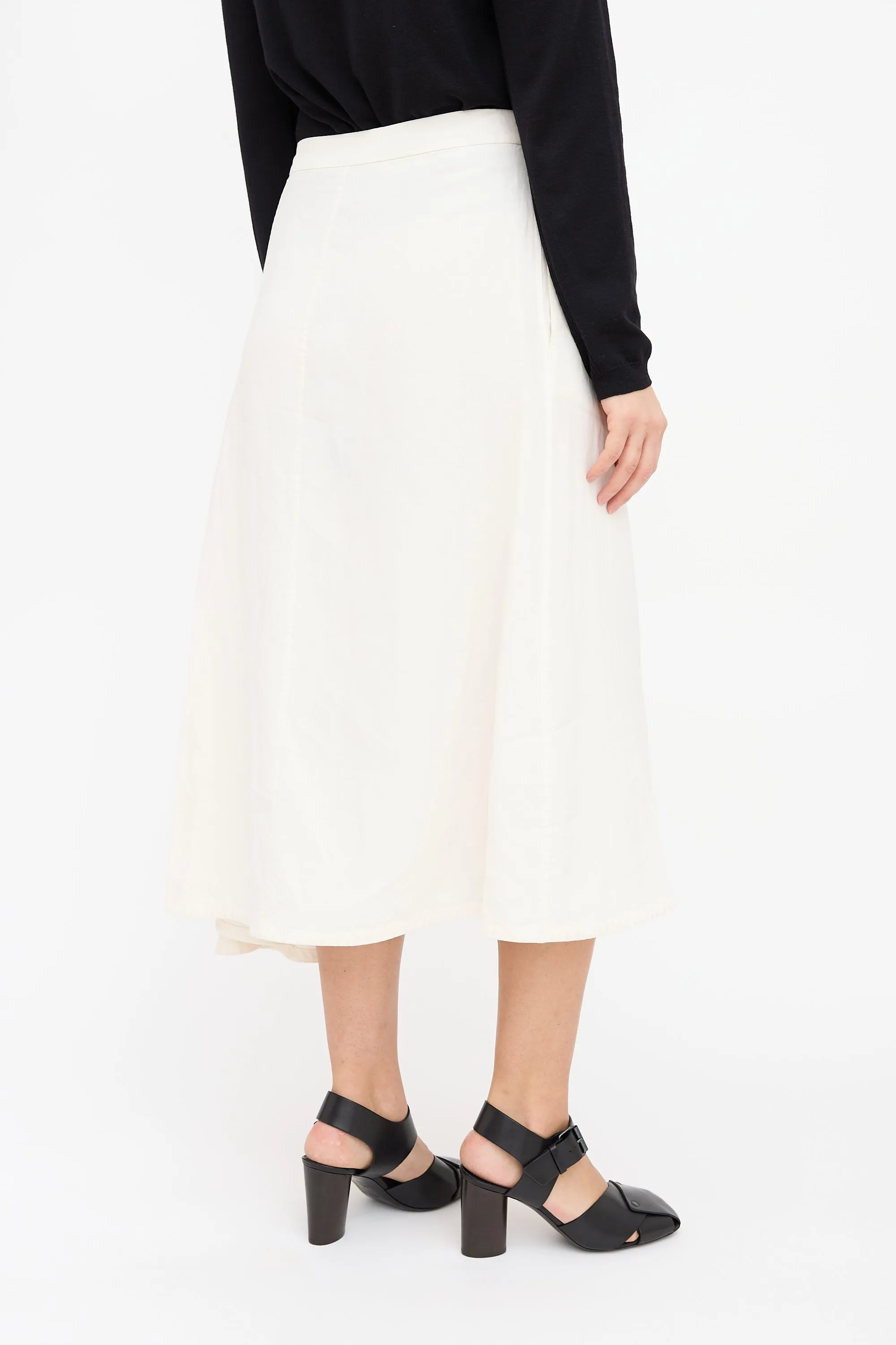 Asymmetrical Linen Skirt