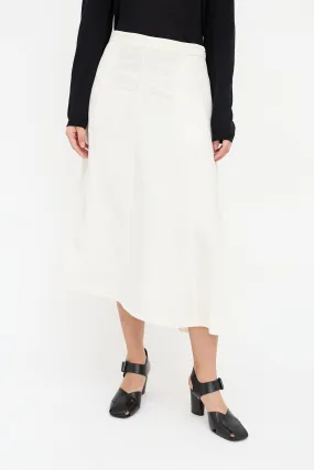Asymmetrical Linen Skirt