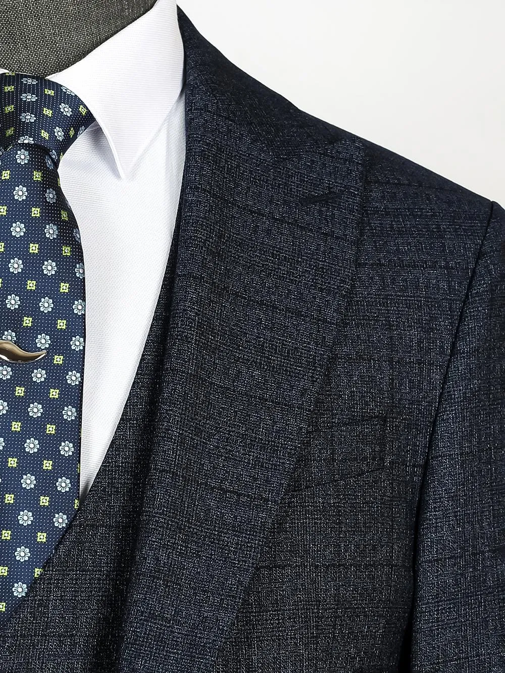 August Black Set Blazer Linen Suit