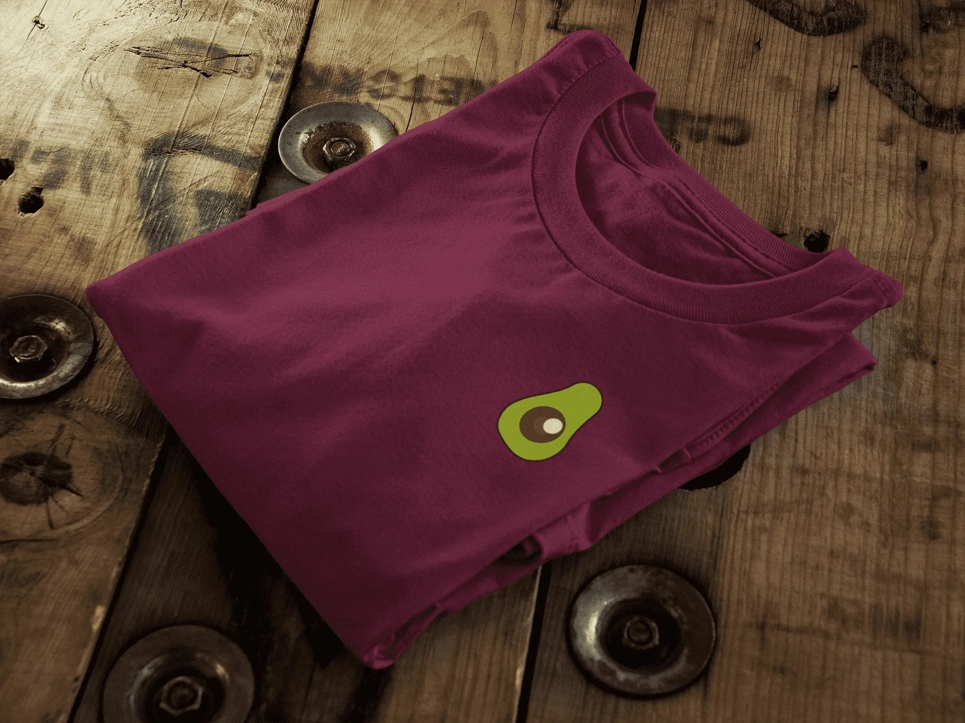 Avocado Pocket Print | Organic Cotton | Vegan Unisex T-Shirt