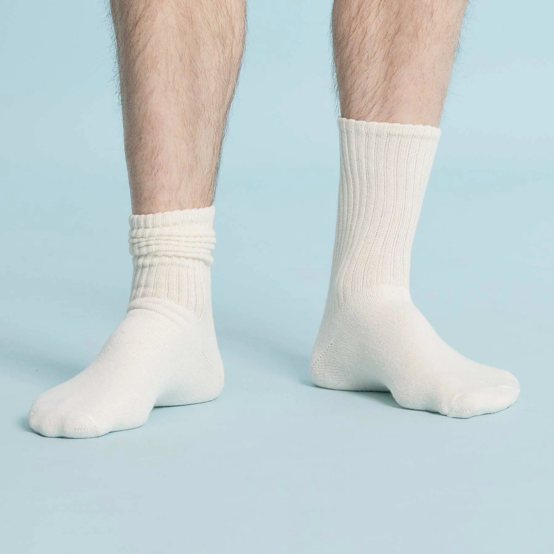 Organic Cotton Crew Socks 3-Pack - Made and Grown in the USA