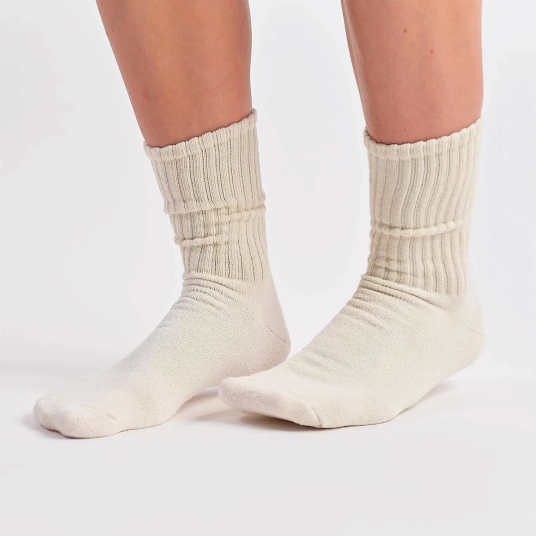 Organic Cotton Crew Socks 3-Pack - Made and Grown in the USA