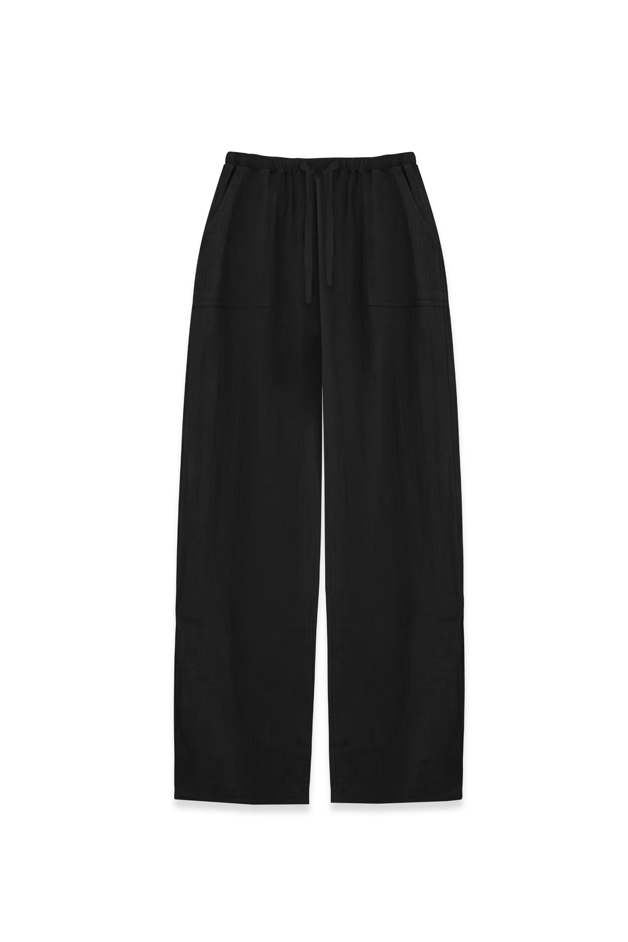 Beatrix Linen Pants in Black