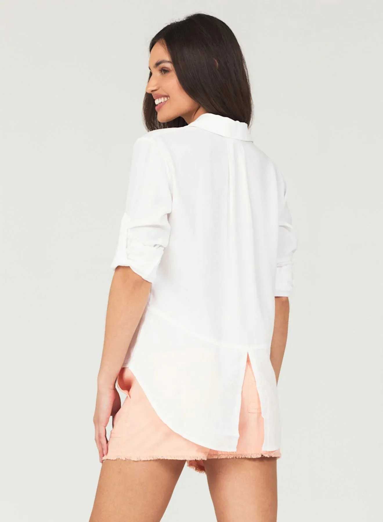 Bella Dahl Split Back Top - White