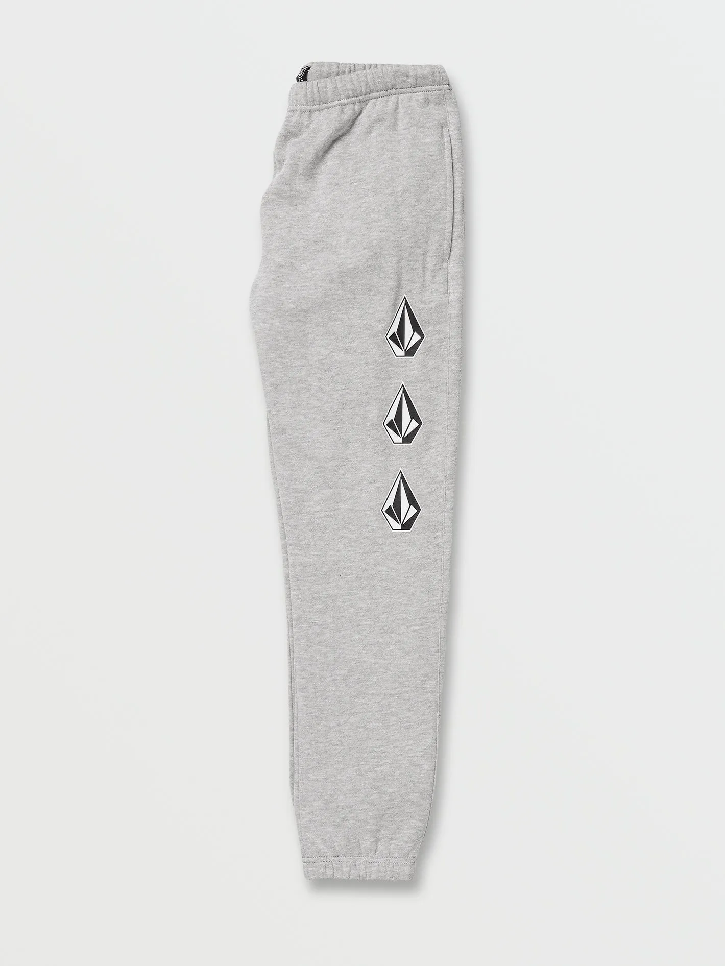 Big Boys Iconic Stone Elastic Waist Fleece Pants - Heather Grey