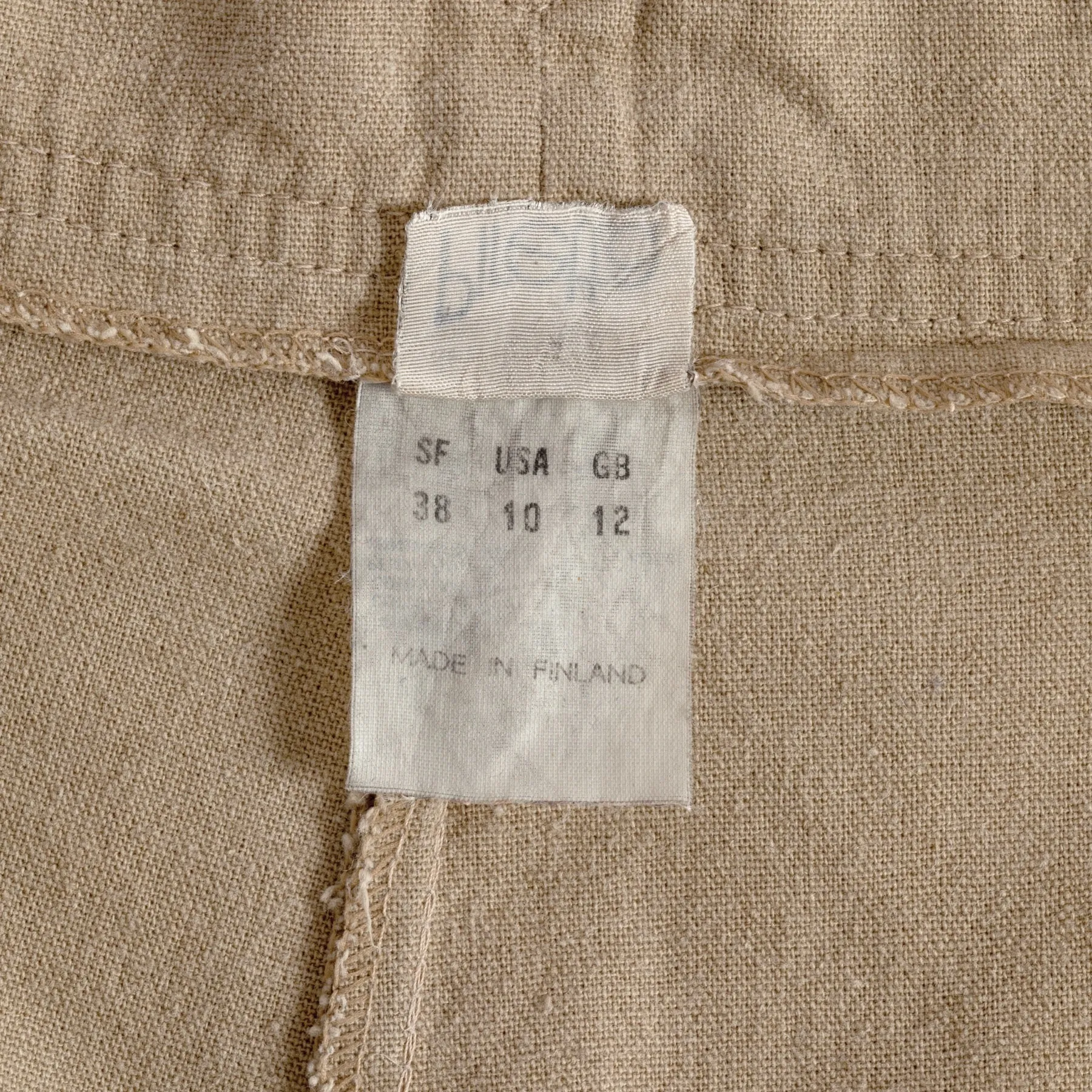 Canvas Cotton Linen Pleated Pantalons