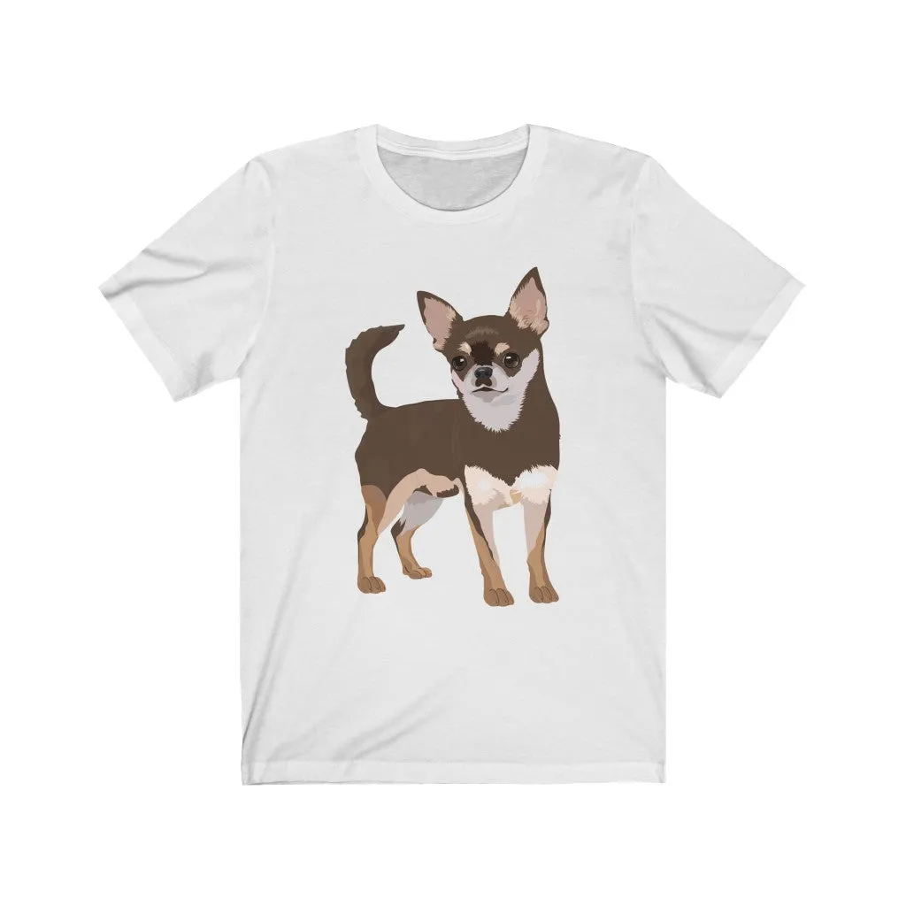 Chihuahua Unisex Jersey Short Sleeve Tee, S-3XL, 16 Colors, Soft Cotton, Made in USA, Free Shipping!!