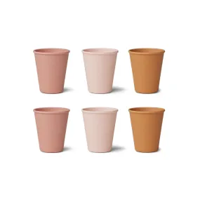 Cups - Bamboo - Rose - Pack of 6