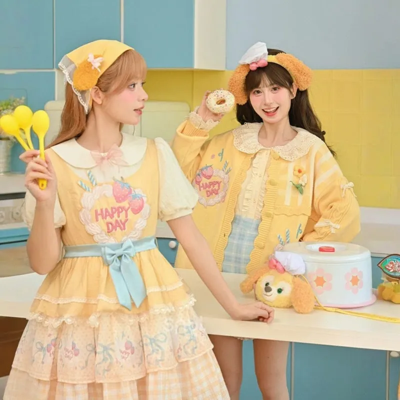 Cute Sweet Style Yellow Lolita Dress