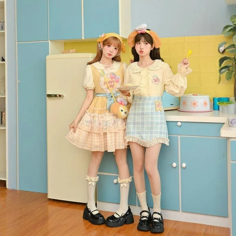 Cute Sweet Style Yellow Lolita Dress