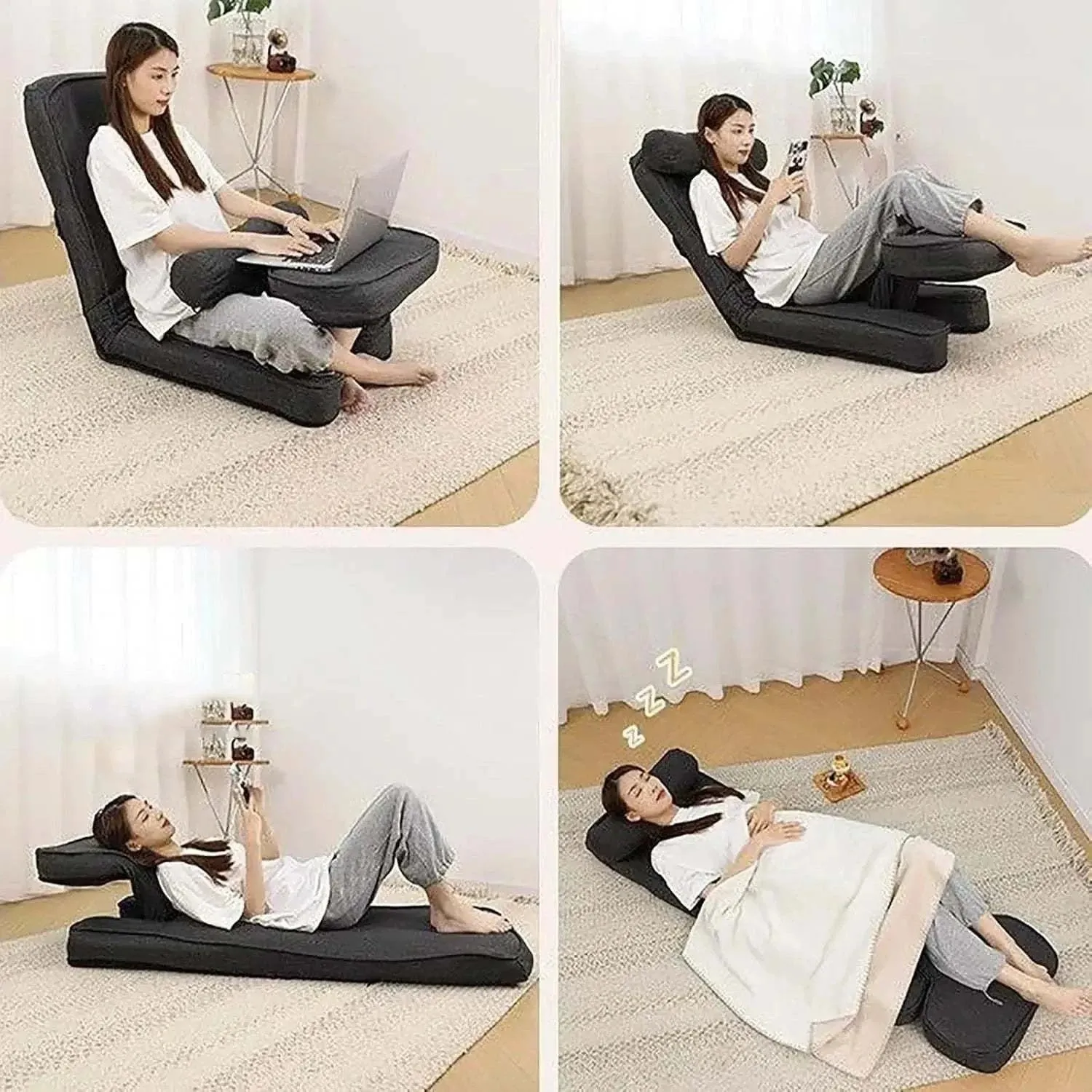 Ergonomic Folding Sofa with Adjustable Positions