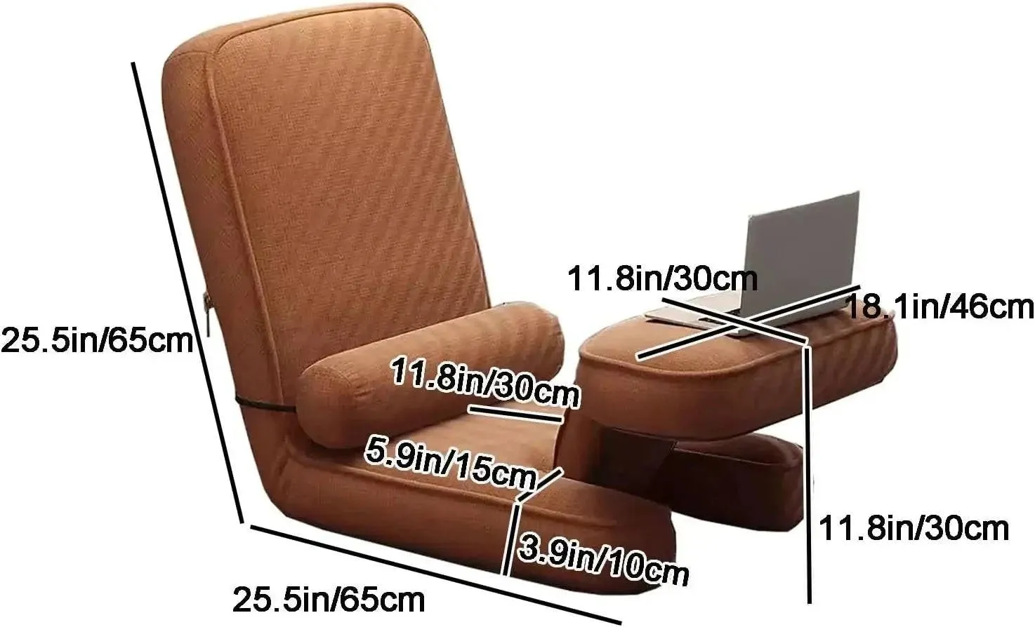 Ergonomic Folding Sofa with Adjustable Positions