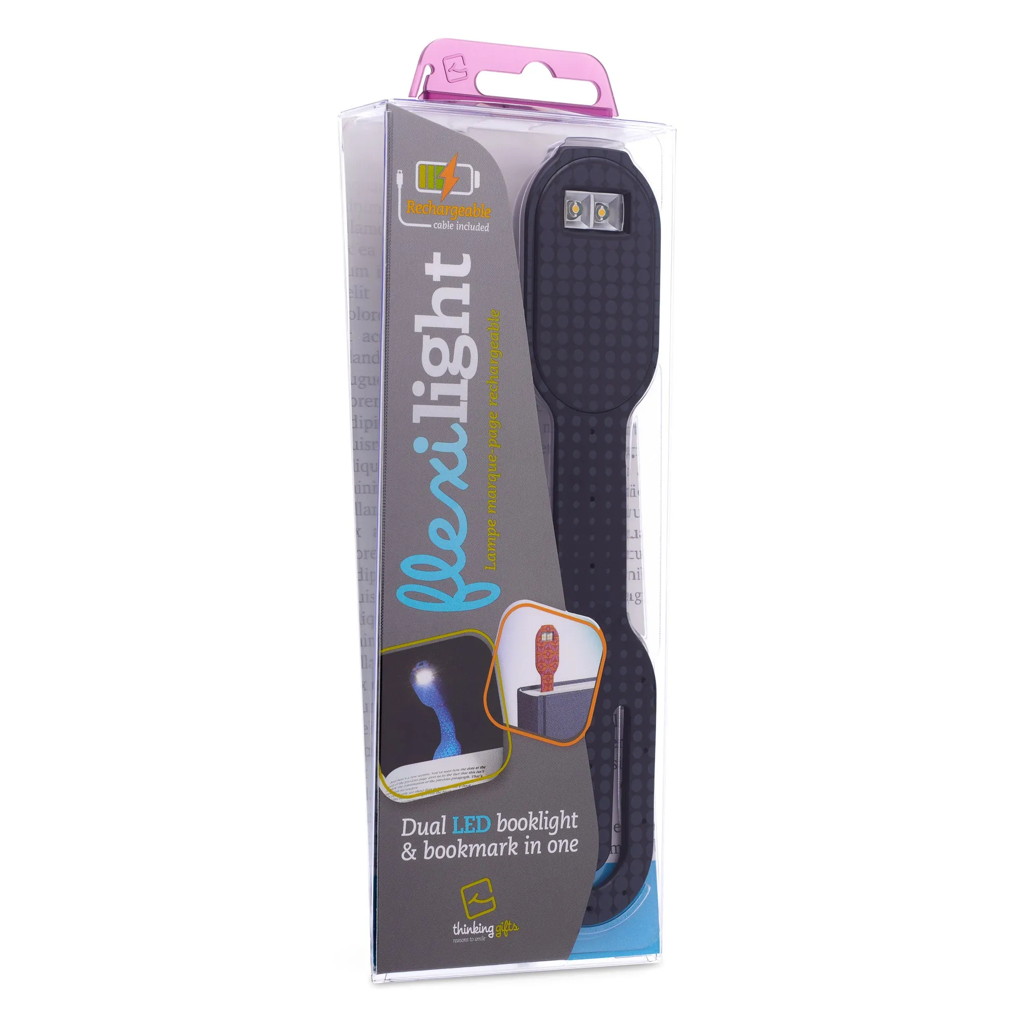 Flexilight Rechargeable Book Light (Black Dots)