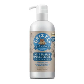 Grizzly Pet Products Pollock Oil for Cats & Dogs 8oz