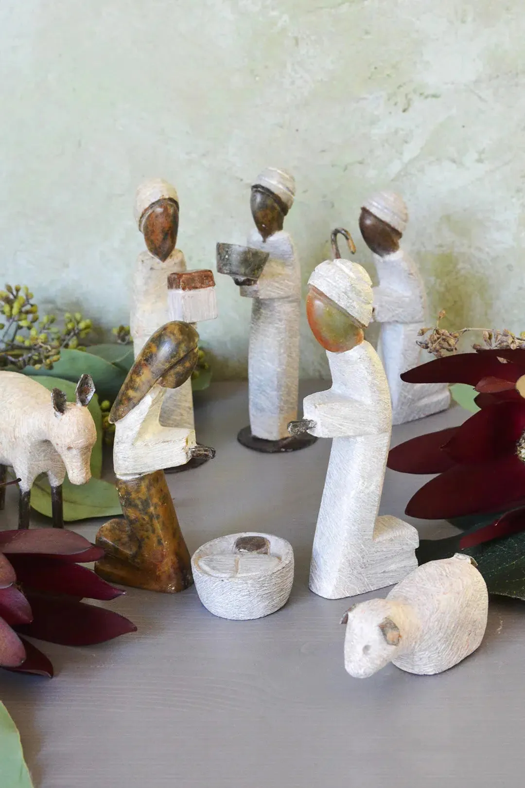 Handcrafted stone  Nativity Scene, Fair Trade from Zimbabwe