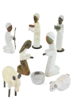 Handcrafted stone  Nativity Scene, Fair Trade from Zimbabwe