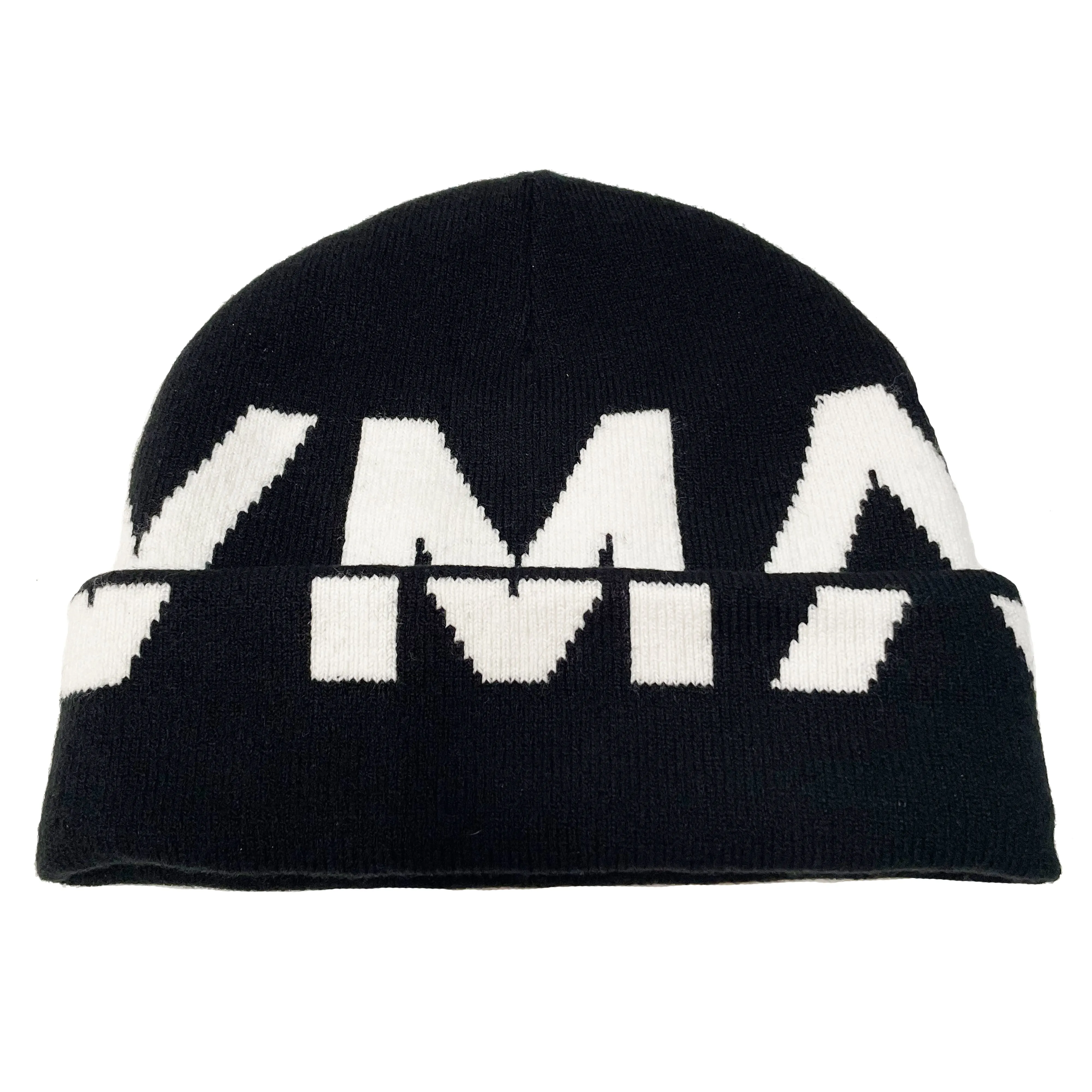 HVMAN KNIT CAP IN BLACK