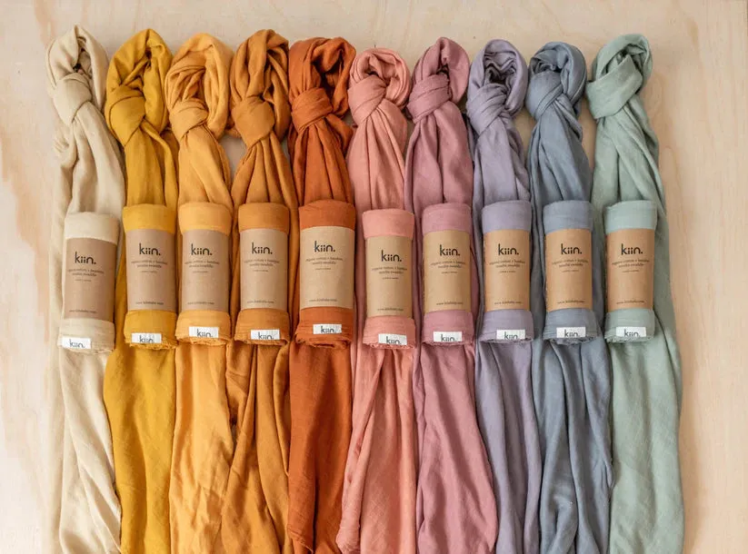 Kiin Baby Organic Swaddle - Caramel