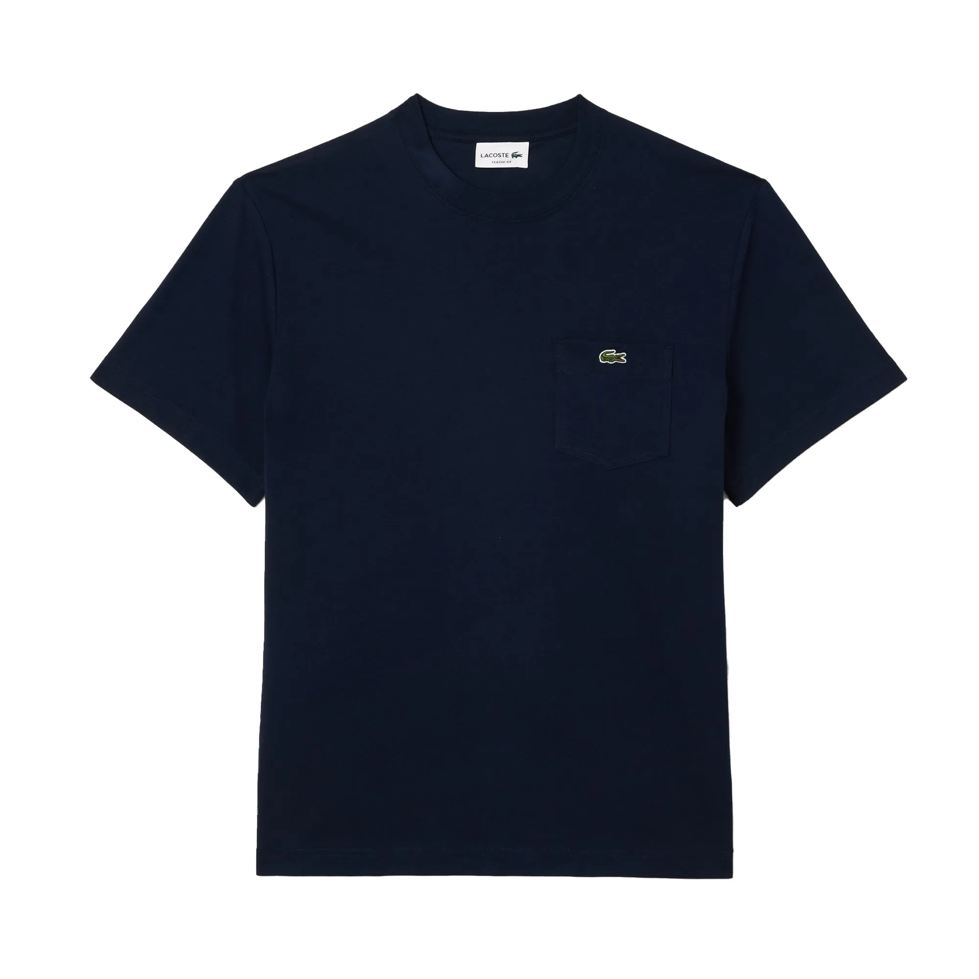 Lacoste Chest Pocket Cotton T-Shirt Midnight Blue