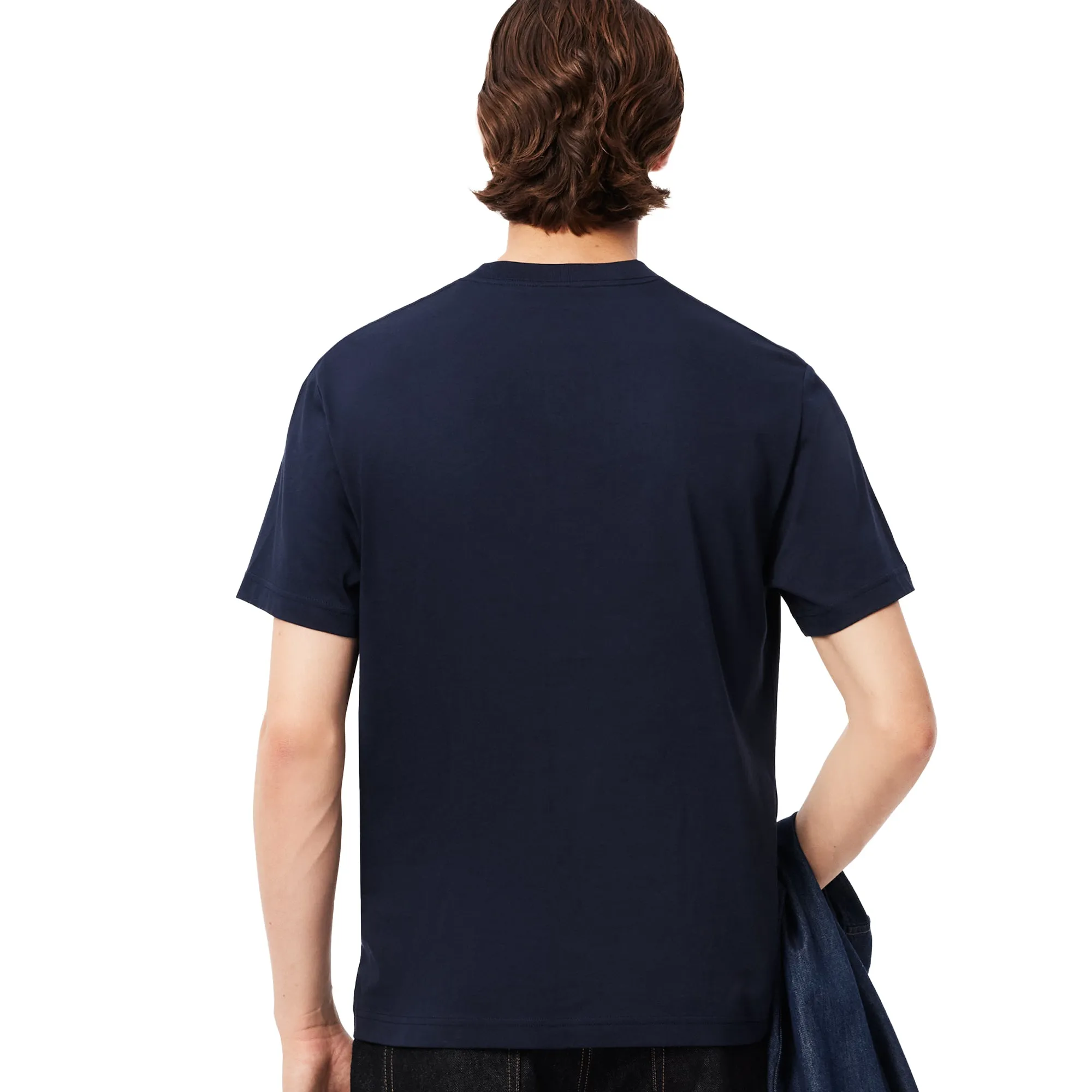 Lacoste Chest Pocket Cotton T-Shirt Midnight Blue