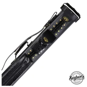 Leatherette Polyform Black 2x2 Hard Pool Cue Case - C22UH-BK