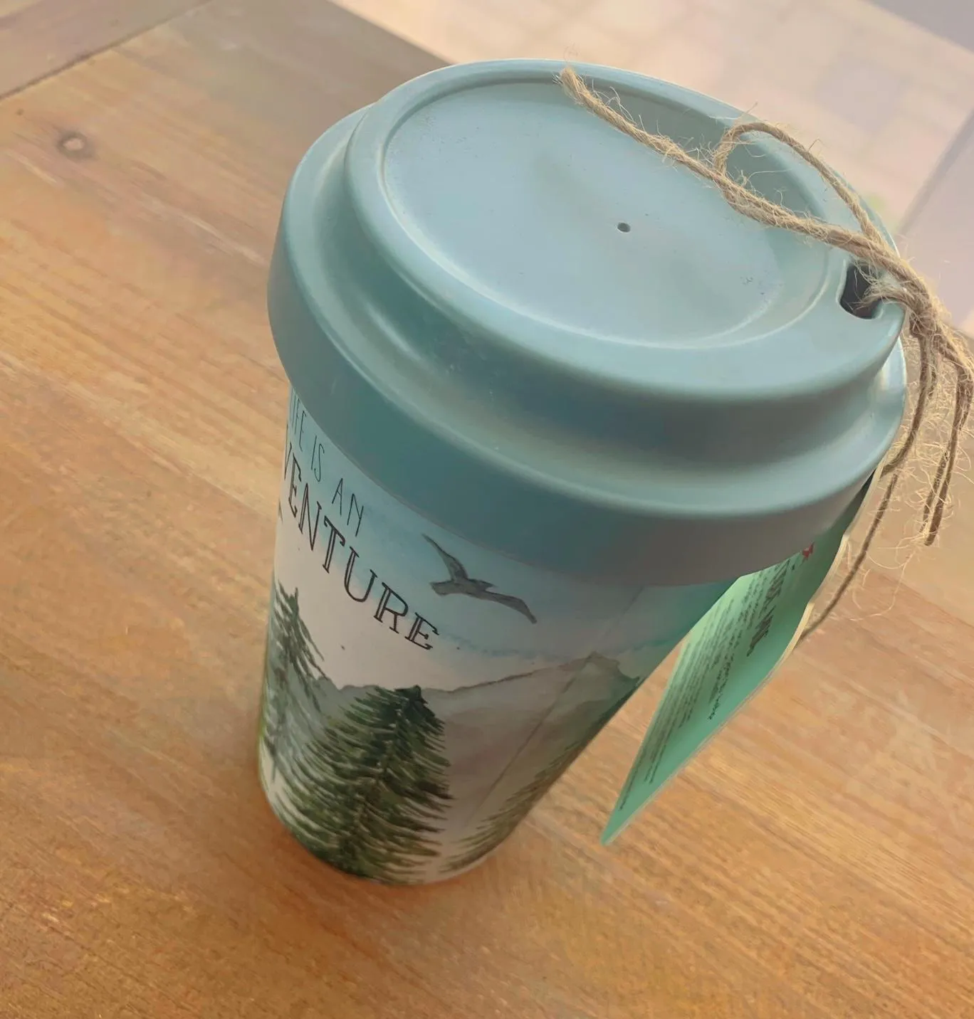 LIFE IS AN ADVENTURE TRAVEL COFFEE CUP